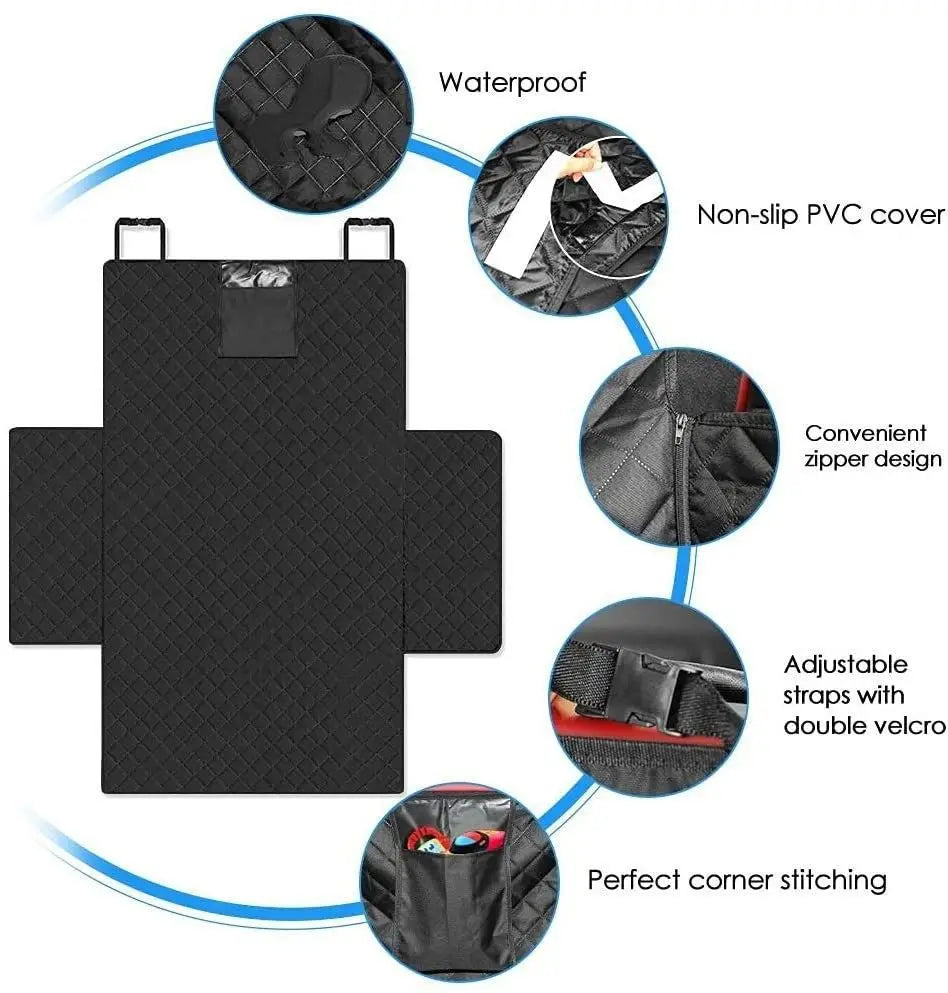 Dog Carrier Wear-resistant Dog Car Seat Cover For SUV Waterproof Portable Durable Liner Cover Protects Vehicle Easy To Install